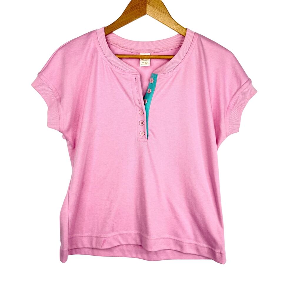 Vintage Jantzen Pink Dolman Sleeve Sweatshirt Blouse PM